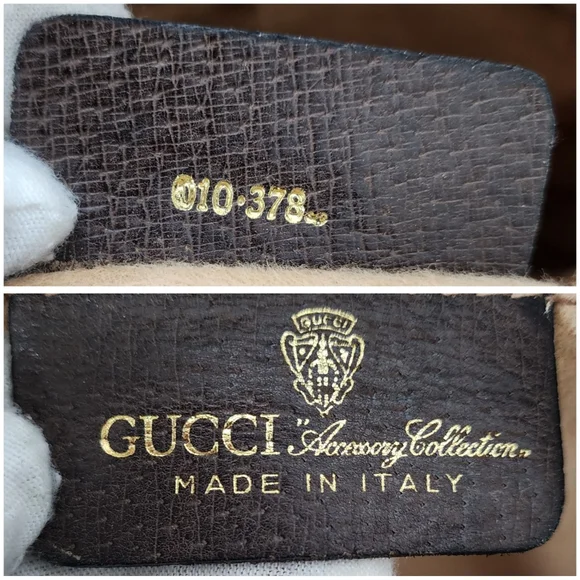 Auth Gucci GG Sherry Line Vintage 1980 Tote Bag